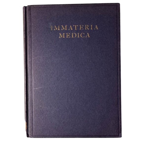 Immateria Medica Hardcover 1st Edition 1934 Rev Thomas C Marshall Chaplin Prayer - Picture 1 of 14